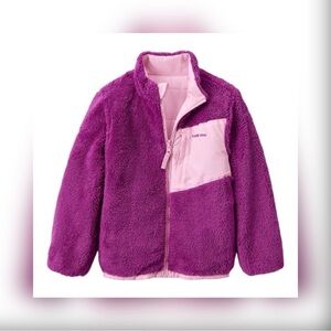 Lands’ End Reversible Fleece Puffer Jacket girls